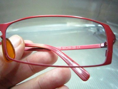 日本製HAORIZI專櫃鈦金屬全框時尚雅痞超輕量眼鏡框/鏡架非國製lv義大利COACH格紋TODS元起標
