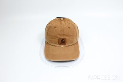 【IMPRESSION】CARHARTT 經典款 復古水洗 BALL CAP 皮標Logo 彎沿老帽 可調整 7色