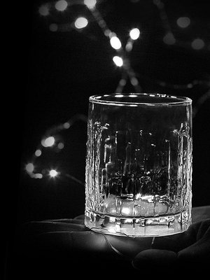 小眾山桜設計日式木心杯威士忌酒杯家用水杯創意個性啤酒洋酒杯子