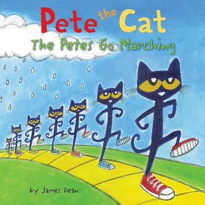＊小貝比的家＊ PETE THE CAT THE PETES GO MARCHING /精裝/3~6歲