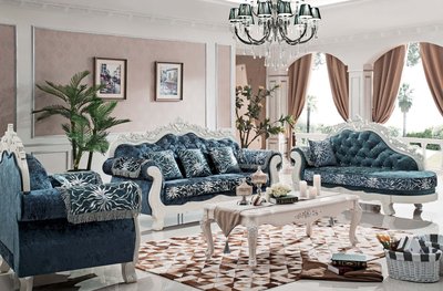 【大熊傢俱】A28A  二人位 貴妃椅 玫瑰系列 休閒沙發 布沙發  歐式沙發  古典沙發 多件沙發組  美式皮沙發