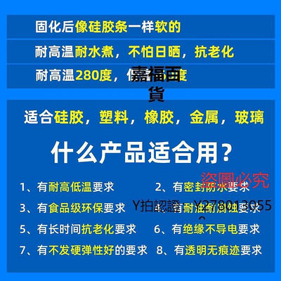 新款推薦 膠水硅膠粘不銹鋼金屬鐵鋁合金銅塑料陶瓷軟性耐高溫密封防水專用膠水可開發票