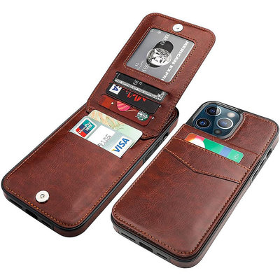 適用於 IPhone 15 14 11 13 12 Pro Max Mini X XS XR Plus 錢包保護套信用卡