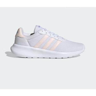 ADIDAS LITE RACER 女輕量慢跑鞋 白 [運動鞋][避震][戶外鞋] KAORACER HP6103