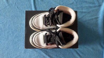 Jordan 3代童鞋 蛇紋荔枝皮面 17cm
