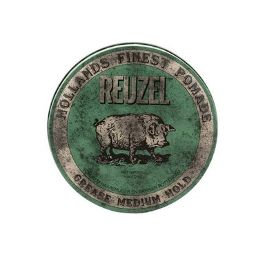 岡山戀香水~REUZEL GREEN Pomade 綠豬中強髮油 113g~優惠價:520元