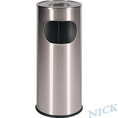 ◎【NICK】尼可辦公家具◎ (TH)圓型不鏽鋼垃圾桶/清潔箱_煙灰缸