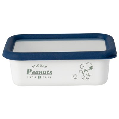 《齊洛瓦鄉村風雜貨》日本zakka雜貨 日本正版Peanuts SNOOPY 史努比琺瑯保鮮盒 收納盒 食物保鮮盒