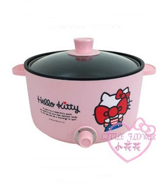 ♥小公主日本精品♥HelloKitty粉色多功能料理鍋~8
