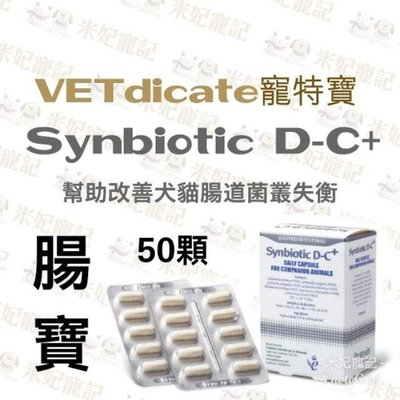 公司貨-vetdicate寵特寶 腸寶 Synbiotic D-C+ 益生菌 改善腸道菌叢環境 消化道護理