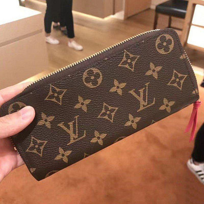 LV Monogram 內層粉色 M61298 紅色 M60742 拉鍊長夾