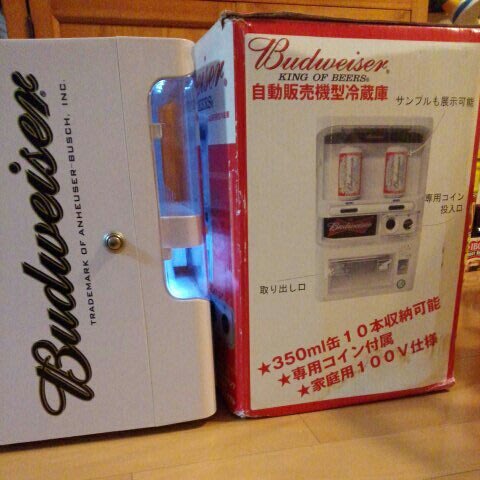 百威 啤酒 Budweiser 自動販賣機 超稀有 絕版 日本帶回 現貨1