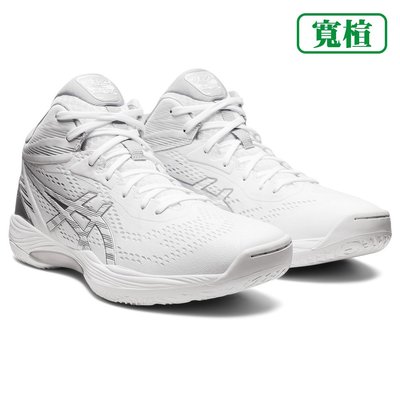 ［零碼出清］ASICS GELHOOP V14 男女 籃球鞋 輕量型 寬楦 白銀 1063A051-100 22FWO