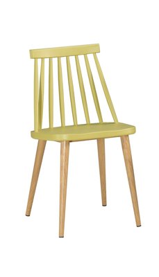 【生活家傢俱】CM-651-8：黃色造型餐椅【台中1300送到家】塑膠椅 書桌椅 洽談椅 休閒椅 北歐風 耐衝擊PP