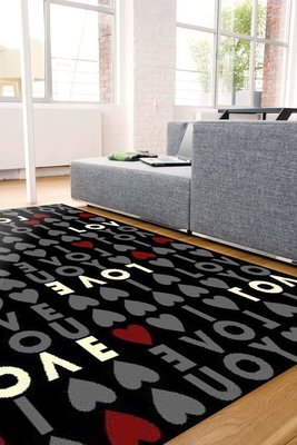 【范登伯格】好萊塢LOVE流行新生命進口地毯.賠售價990元含運-80x150cm