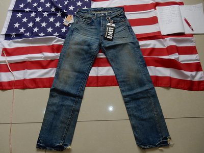 蒐藏出清 LEVIS 501 55501-0048 日本製 W32 L34 經典501牛仔褲 刷色 破壞 絕版品 LVC