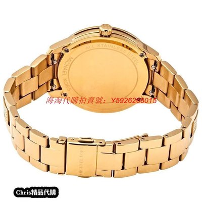 正品專購 Michael Kors MK6613金色時尚羅馬三眼計時手錶 時尚手錶 腕錶 歐美時尚 正品專購