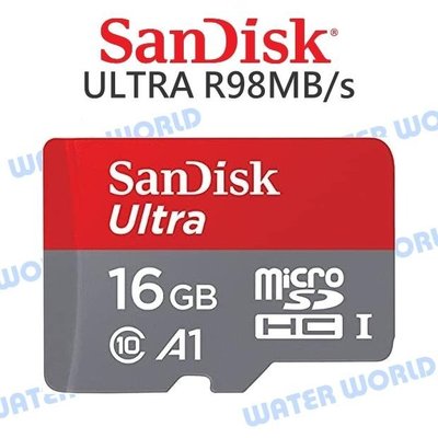 【中壢NOVA-水世界】SanDisk ULTRA 16G Micro SDHC【98MB/s 653X】記憶卡 公司貨