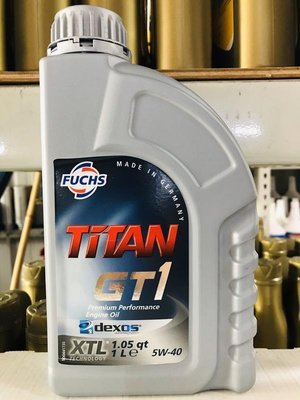 『油工廠』FUCHS TITAN GT1 PRO 5W40 XTL 超強合成 超長效 C3 福斯 德國製