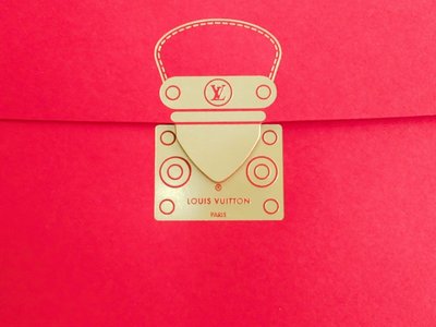 【88特價交易舖】LV 紅包袋 / LOUIS VUITTON 紅色紅包袋 /紙袋/包裝袋/信封袋/記帳袋/全新