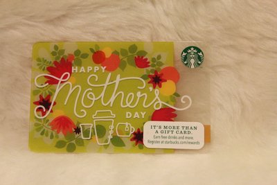美國 2013 母親節 節日卡 星巴克 STARBUCKS 隨行卡 儲值卡 星巴克卡 收藏
