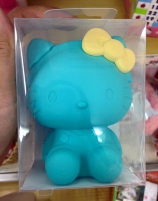 ☆Joan☆日本帶回♥凱蒂貓HELLOKITTY3D立體造型矽膠零錢包-藍