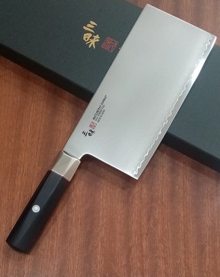 「三昧」 Mcusta  ZANMAI  大馬士革 中華片刀 SPG-2 粉末鋼  180mm 日本製