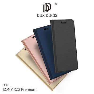 【愛瘋潮】DUX DUCIS SONY Xperia XZ2 Premium SKIN 皮套 插卡 可立 支架 保護套