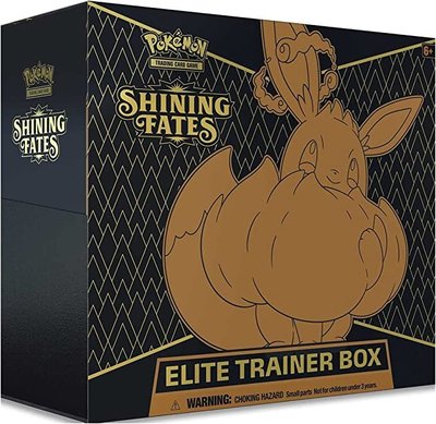 Pokemon 美版 寶可夢 PTCG Shining Fates Elite  Box SS 4.5 伊布 肥盒