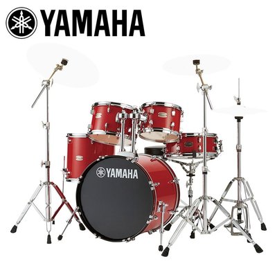 小叮噹的店-全新 YAMAHA RYDEEN 紅色爵士鼓(5件套組) RDP2F5  鼓椅 公司貨