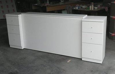 家具訂做  木心板 白色上掀床頭箱加床頭櫃.可訂做.可改色