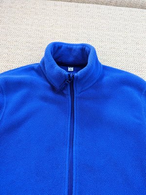 UNIQLO 藍紫色內外刷毛保暖外套