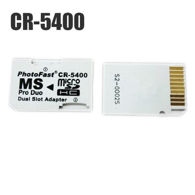 PhotoFast CR-5400 雙槽MS轉接卡 雙插卡 PSP CR-5400 MS Pro Duo雙插轉接卡