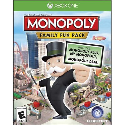 (二手) XBOX ONE 地產大亨：家庭歡樂包 英文美版 Monopoly Family Fun Pack 大富翁