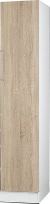 【生活家傢俱】HJS-432-10：艾美爾1.4尺單門衣櫃B款-加州橡木【台中家具】系統衣櫃 開門式衣櫥 低甲醛系統家具