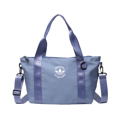 Adidas時尚短途手提旅行包旅行袋大容量收納包單肩包斜挎包女士運動瑜伽健身包 阿迪達 三葉草游泳包手提袋 5548