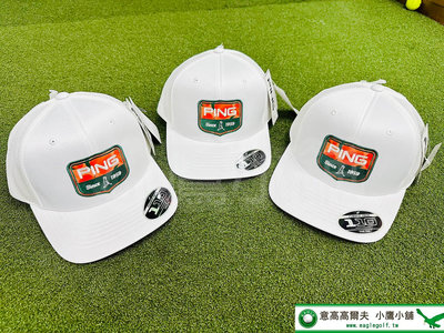 [小鷹小舖] [限量版] PINGGOLF The Masters PI24A130101 美國名人賽 高爾夫球帽 高性能彈性布料 可調節扣帶 100%聚酯纖維