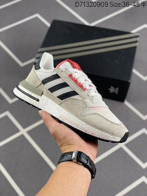 真爆  Adidas ZX 500 RM 永久自行車 三葉草系列 黑白灰