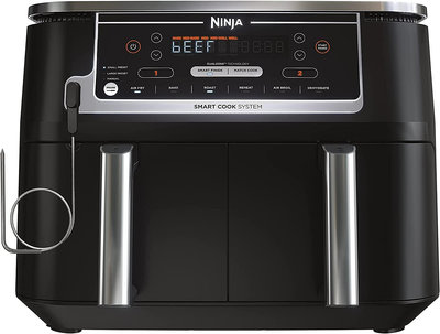 美國代購Ninja DZ550 Air Fryer 6合1智能空氣炸鍋智能溫度計110v-Princess可可