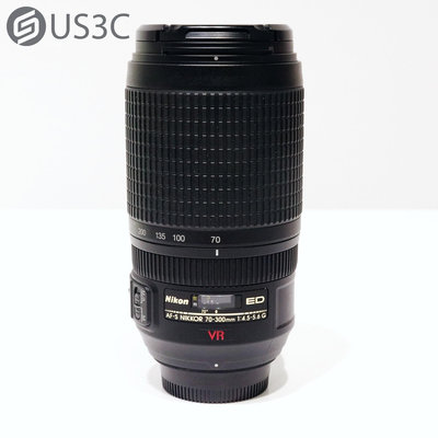 【US3C-青海店】尼康 Nikon AF-S VR Zoom-Nikkor 70-300mm F4.5-5.6 G IF-ED 遠攝變焦鏡 二手鏡頭 附遮光罩