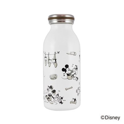 【噗嘟小舖】現貨 米奇 牛奶瓶 保溫杯 (350ml) 迪士尼 購於日本 保溫瓶 保溫水壺 隨手杯 水杯 米妮 布魯托