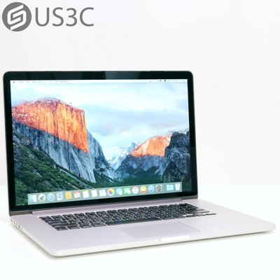【US3C-台中店】2015年中 Apple MacBook Pro Retina 15吋 i7 2.2G 16G 256G 二手筆電 UCare保固3個月