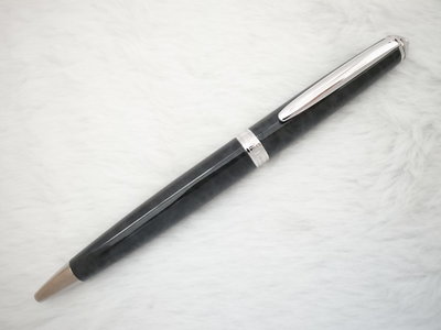 B701 日本 MIKIMOTO 粗桿黑雲漆 珍珠原子筆(8.5成新)(全金屬)