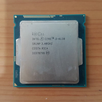 Intel Core i3-4130 3.4G 1150 腳位 處理器 【  NG 故障品  】、提供報帳 或 研究用