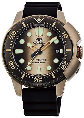 日本正版 ORIENT 東方 M-FORCE RN-AC0L05G 手錶 機械錶 男錶 潛水錶 日本代購
