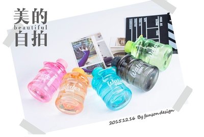 【水桶杯】迷你 mini 飲水機 創意 個性 水杯 650ml 韓國 water bottle 玻璃水杯汽水瓶隨身【B】