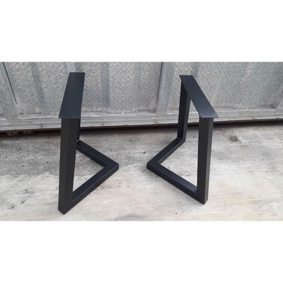 台灣製 V字型桌板鐵腳架-鐵腳架 原木桌板-桌板-原木板 電視櫃 原木桌