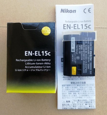 現貨：EN-EL15a EN-EL15b EN-EL15C盒裝電池Z6 Z7 D780 D7200 D800 D7000