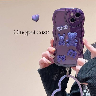 cilleの屋 ins紫色適用iphone14plus軟13pro max蘋果12手機殼11新款xr女xs潮