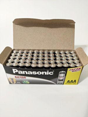 【Panasonic 國際牌】錳乾電池  黑色4號 1.5V 規格:AAA   ( 60入/1盒 )